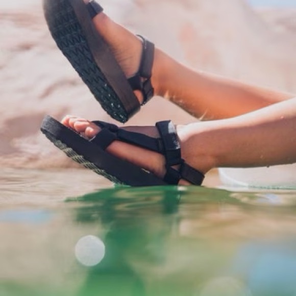 Teva Shoes - Teva Black Women's Midform Universal Sandal